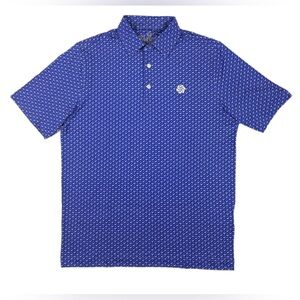 Swirlo DIRTY MARTINI size X2 preowned blue in color golf shirt